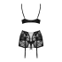 Stylish set of 3 pieces Obsessive Peonesia black [3]