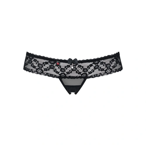 Obsessive 837 open bottom lace thong [2]