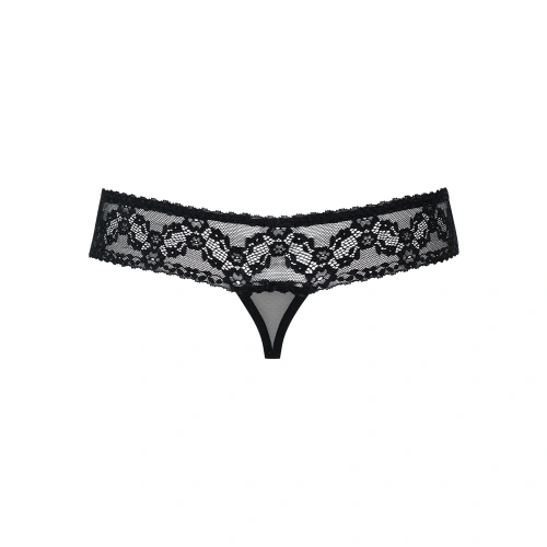Obsessive 837 open bottom lace thong [3]