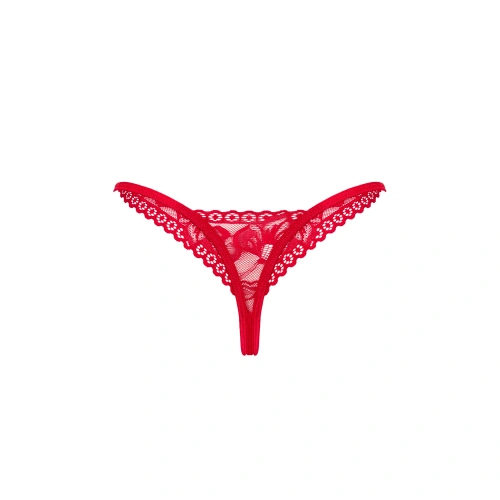 Dilyana- Sexy lace thongs Obsessive Lacelove red size M/L [5]