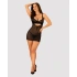 Sexy dress and thong set Obsessive 867-CHE-1 black [2]