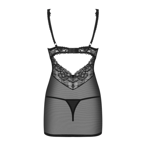 Sexy dress and thong set Obsessive 867-CHE-1 black [5]