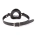 Nina - BDSM mouthpiece with adjustable eco leather straps Ohmama 3326 black [2]