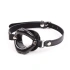 Nina - BDSM mouthpiece with adjustable eco leather straps Ohmama 3326 black [3]