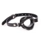 Nina - BDSM mouthpiece with adjustable eco leather straps Ohmama 3326 black