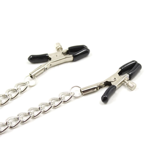 OhMaMa Metal Nipple Clips with Chains [2]