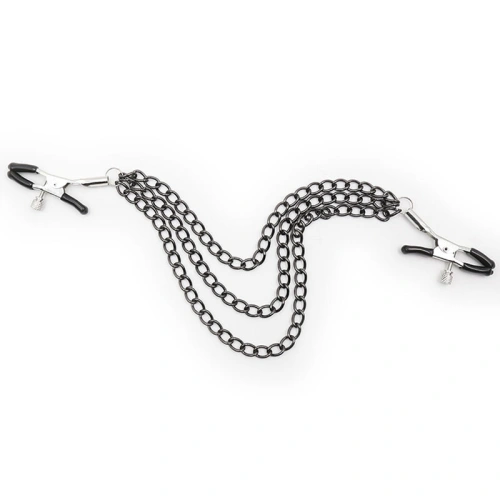 Dilyana- Metal nipple clips with chains Ohmama! [5]