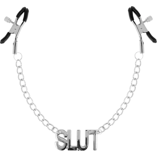 I can't find them in NEW - Nina - Slut Chain Metal Slogan Nipple Clips