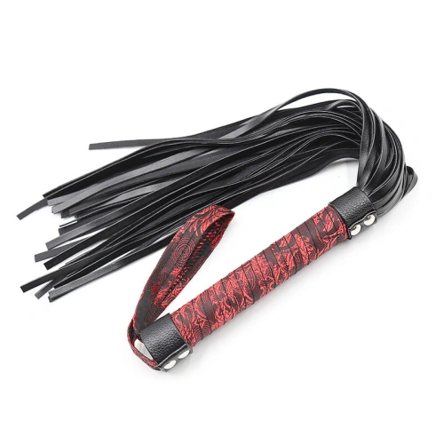Nina - Ohmama Scandal Fringe Whip 3869 Red and Black [1]