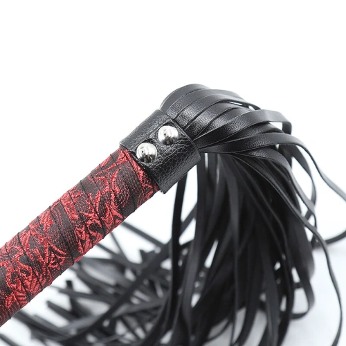 Nina - Ohmama Scandal Fringe Whip 3869 Red and Black [2]