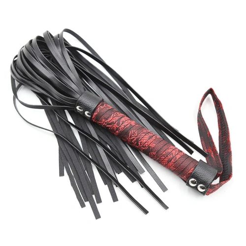 Nina - Ohmama Scandal Fringe Whip 3869 Red and Black [3]
