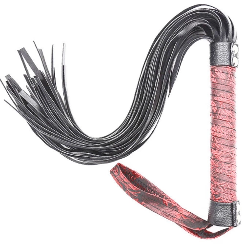 Nina - Ohmama Scandal Fringe Whip 3869 Red and Black