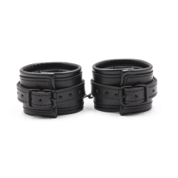 Ohmama 3692 Black Adjustable Eco Leather Wrist Restraints