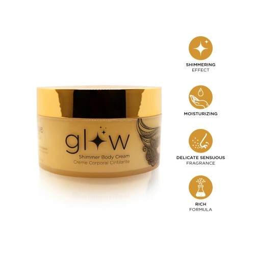 Moisturising body cream with shine Orgie Glow 250 ml [3]