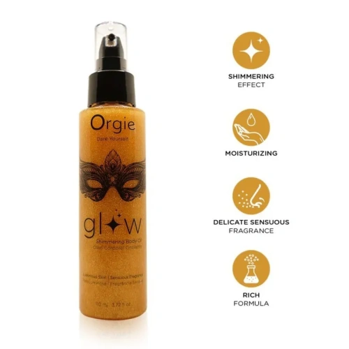 Shiny body oil - spray Orgie Glow golden 110 ml [2]
