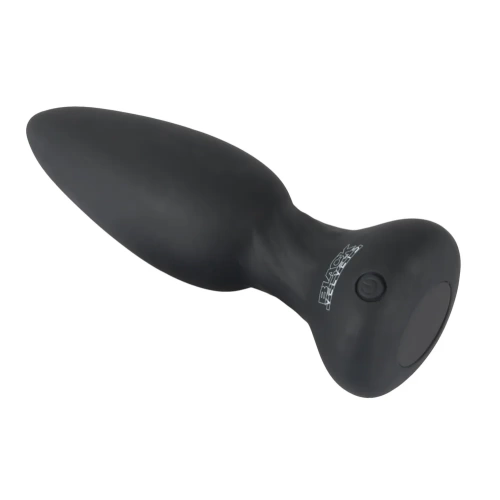 Black Velvets Vibrating Rechargeable Anal Dilator with Remote [1]