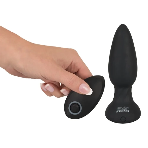 Black Velvets Vibrating Rechargeable Anal Dilator with Remote [4]
