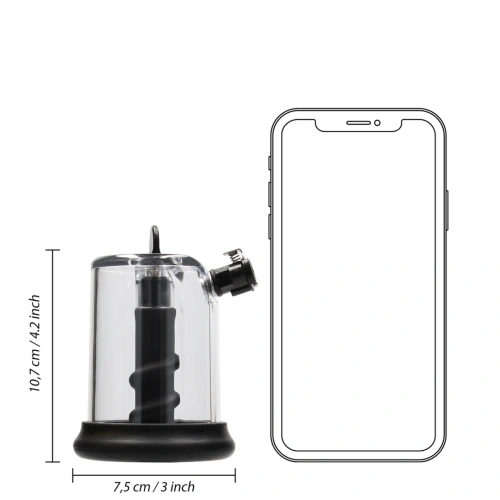 Automatic anal pump with display and 3 replaceable plugs Ouch! Automatic Rosing Pump [7]