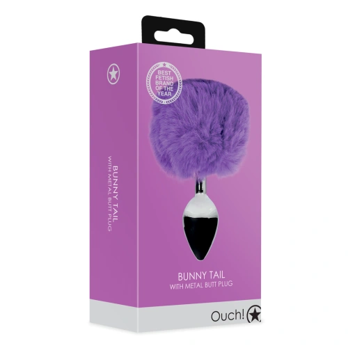 *Nina Color - Metal Anal Expainer with Purple Rabbit Tail Ouch! Bunny [8]