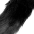 Metal Butt Plug with Fluffy Black Tail Ouch! Fox Tail [5]