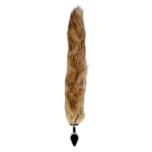*Nina Color - Metal Anal Dilator with Fluffy Fox Tail Ouch! Fox Tail [2]