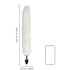 *Nina Color - Metal Anal Expander with Fluffy White Tail Ouch! Fox Tail [6]