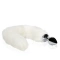 *Nina Color - Metal Anal Expander with Fluffy White Tail Ouch! Fox Tail