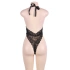 Sexy backless lace bodysuit Paris black [4]