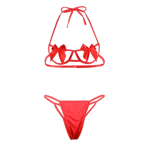 Erotic 2-piece set Paris Hollywood R8100-1 red [2]