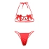 Erotic 2-piece set Paris Hollywood R8100-1 red [2]