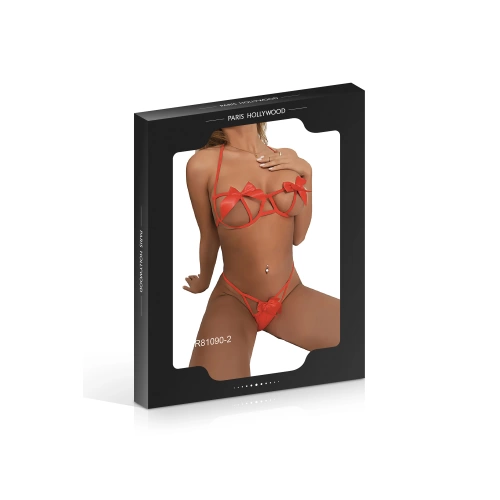 Erotic 2-piece set Paris Hollywood R8100-1 red [3]