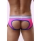 Hollywood Jock Sexy Men's Open Butt Boxers Pink