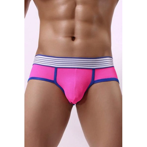 Hollywood Jock Sexy Men's Open Butt Boxers Pink [1]