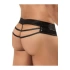 Erotic male thong with wet effect black [1]