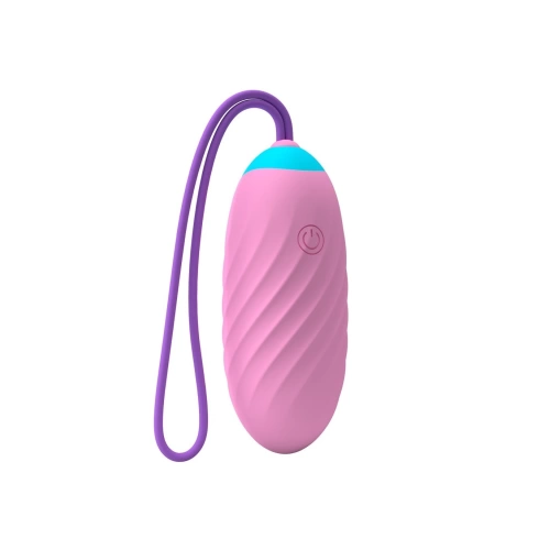 Rechargeable Silicone Vibro Egg with Remote Party Egy Pink [1]