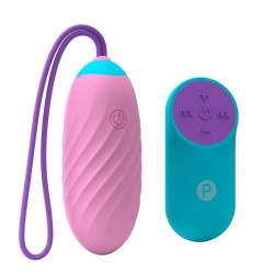Rechargeable Silicone Vibro Egg with Remote Party Egy Pink