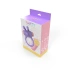 Rechargeable silicone cock ring with clitoris stimulator Riny purple [8]