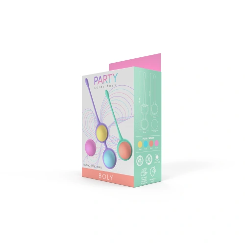 Nina - Set of silicone vaginal balls Party Boly [12]