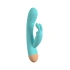 **Color* Dilyana- Keny Blue Silicone Rechargeable Rabbit Vibrator [1]