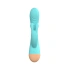 **Color* Dilyana- Keny Blue Silicone Rechargeable Rabbit Vibrator [2]