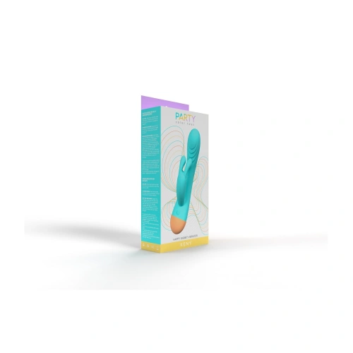 **Color* Dilyana- Keny Blue Silicone Rechargeable Rabbit Vibrator [4]