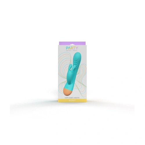 **Color* Dilyana- Keny Blue Silicone Rechargeable Rabbit Vibrator [5]