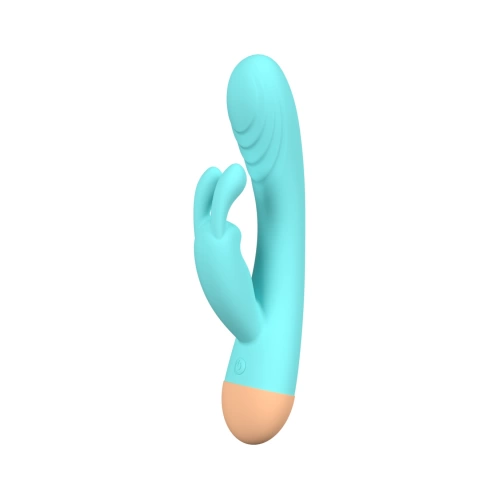 **Color* Dilyana- Keny Blue Silicone Rechargeable Rabbit Vibrator