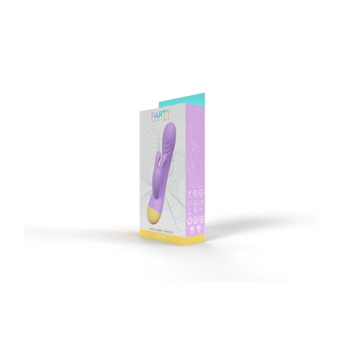 Keny Purple Silicone Rechargeable Rabbit Vibrator [4]