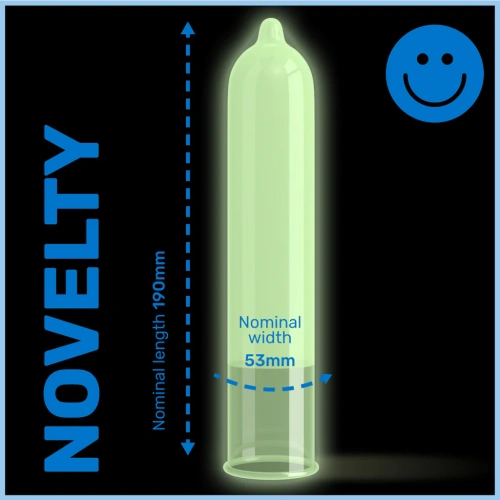 12 pcs. Luminous condoms Pasante Glow in the Dark [1]