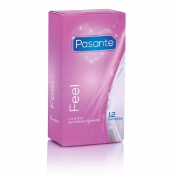 12 pcs. Pasante Sensitive Feel thin condoms