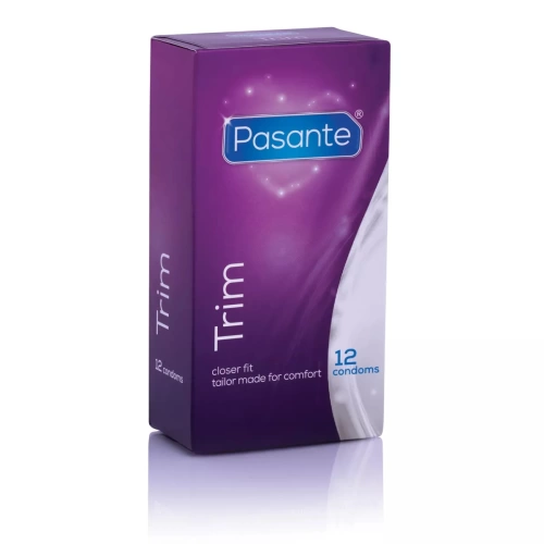 12 pcs Pasante Trim 49 mm tight fitting condoms