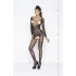 Full bodysuit with erotic openings Passion 031 black
