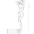 Erotic bodysuit with halter neck Passion BS048 white [1]