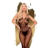 Penthouse Dirty Mind Open Bottom Mesh Lace Up Bodysuit